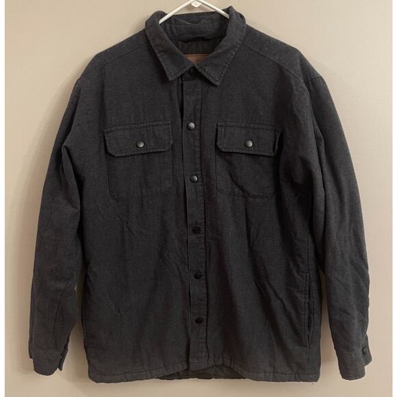 Rugged‎ Elements Authentic Outerwear Black Pockets Mens Jacket Sz Large - Picture 1 of 3
